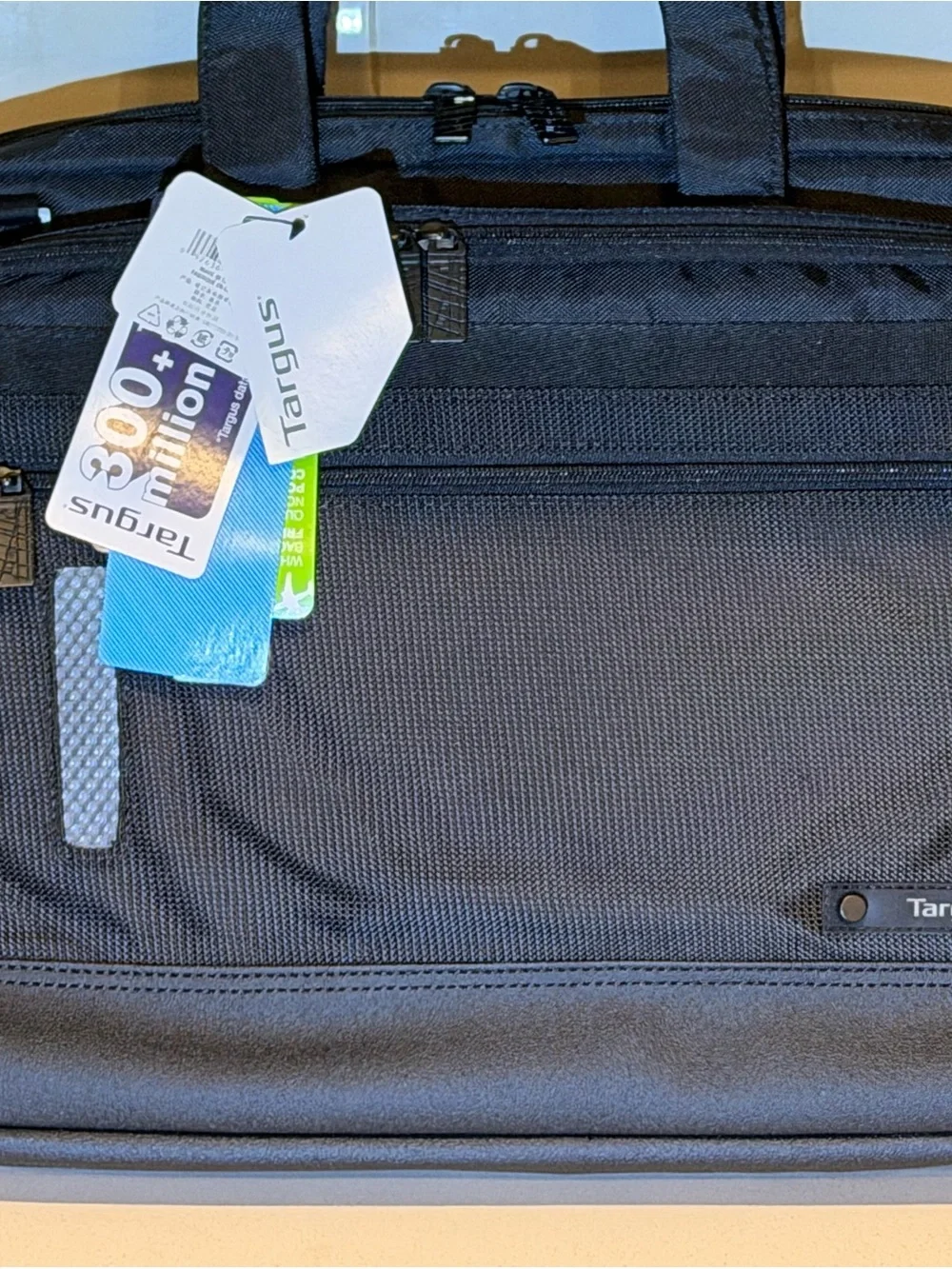 Targus Black Laptop Briefcase with Front Organizer Pocket